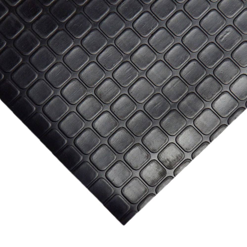 Black 2mm Rubber Flooring Rolls W443