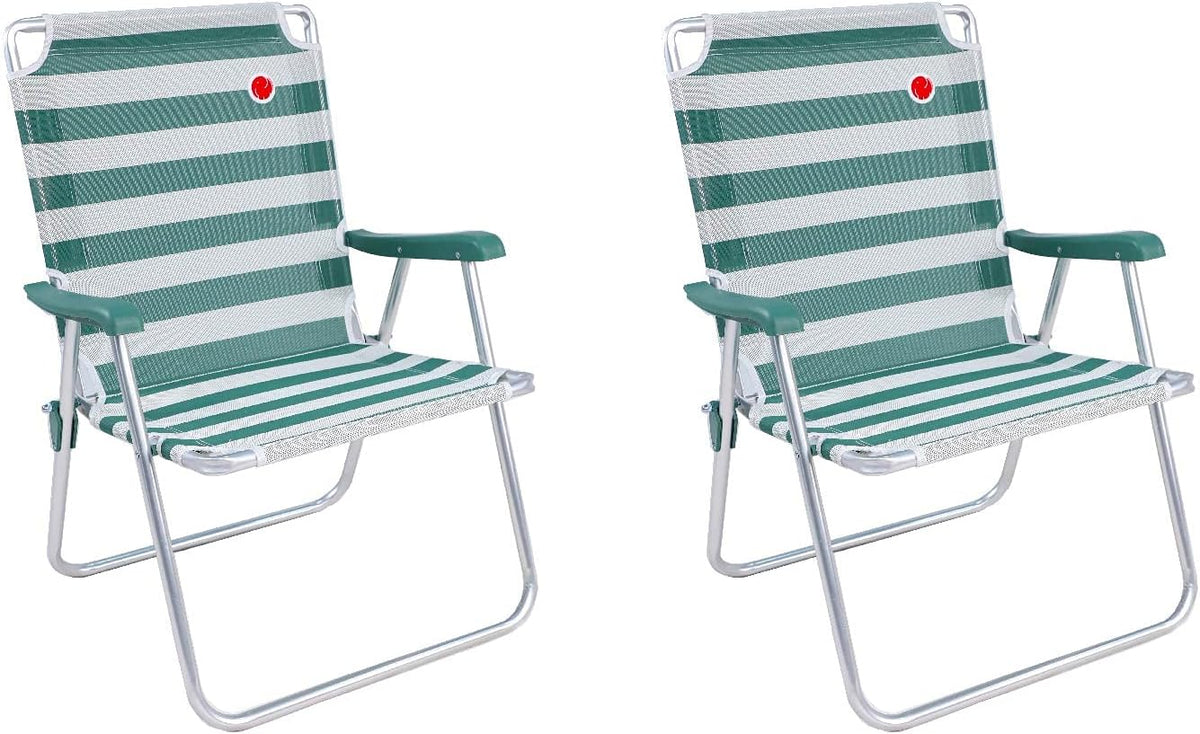 Folding Camp Chair 2 Pack Green O989796