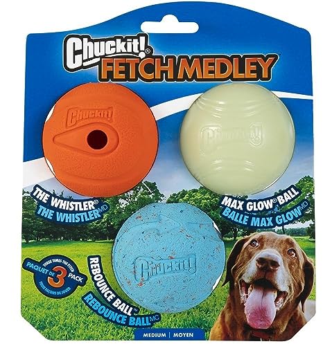 Medium (2.5 Inch) Pack of 3 Dog Ball Dog Toys M954811