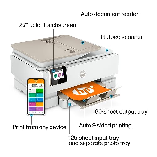 White Wireless Color Inkjet Printer E8388