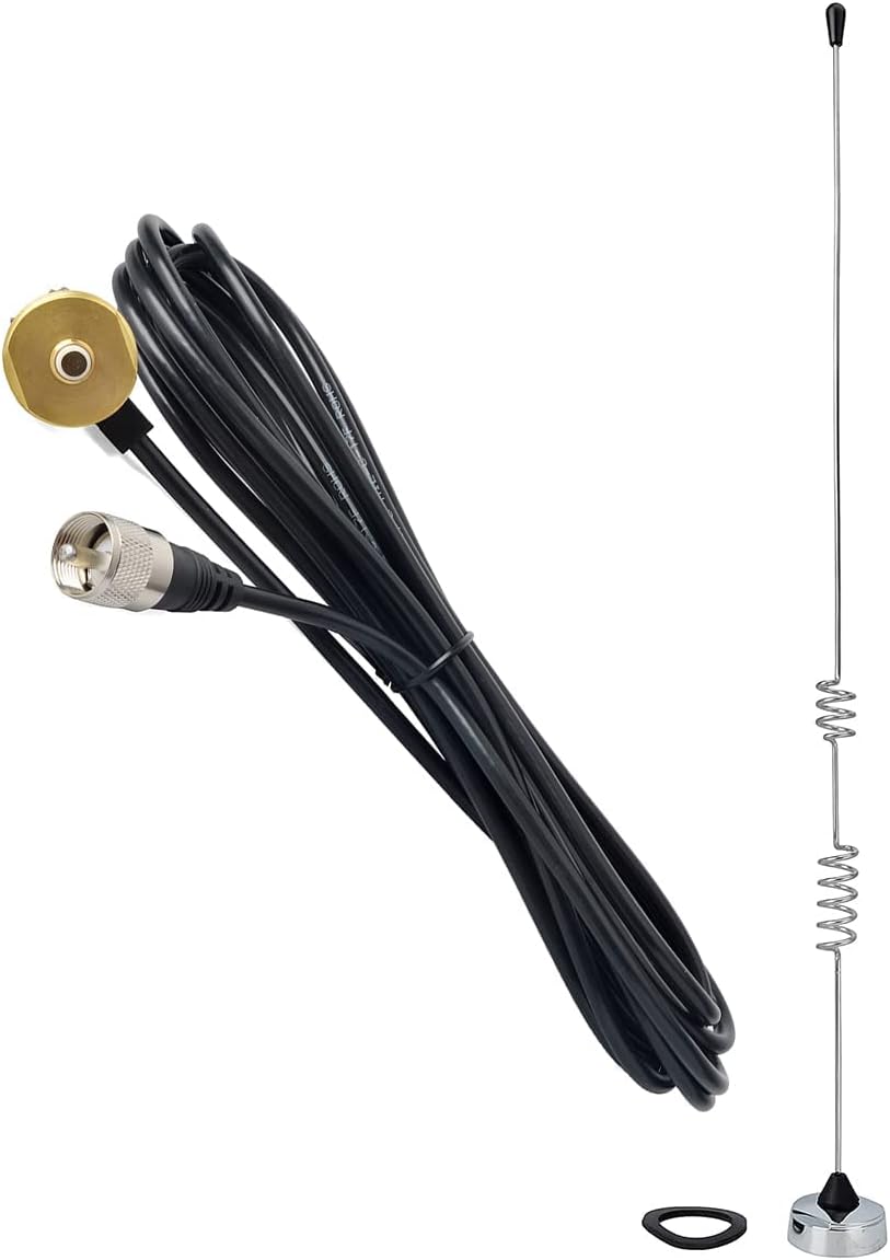 Dual-Band NMO Antenna VHF 144Mhz UHF 430MHz with Coax Cable S361180
