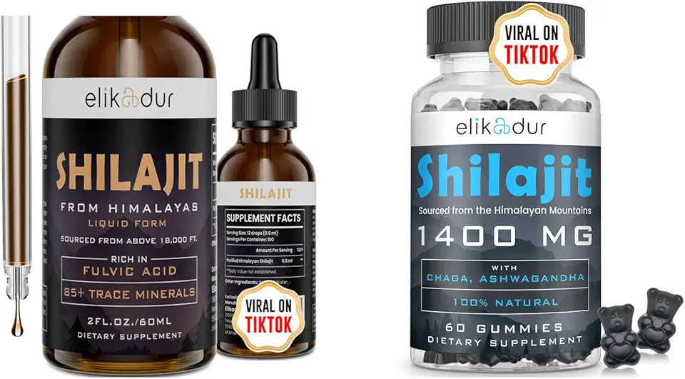 Shilajit Gummies & Liquid Drops M866