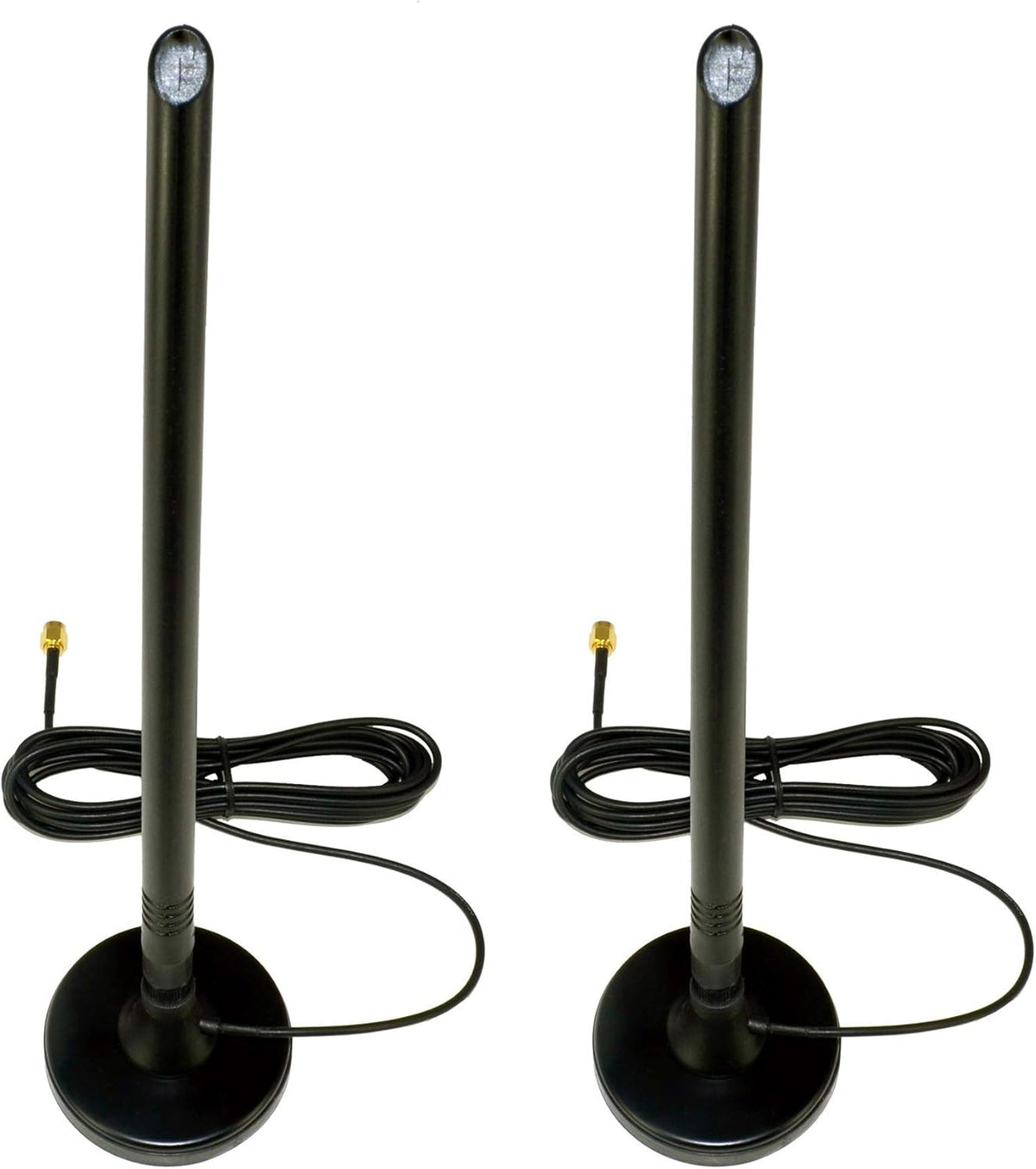 8 dBi External Magnetic Antenna with SMA Connectors - 2 Pack N1036
