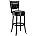 Cappuccino Swivel Stool, Pack of 2, 29-Inch U237174