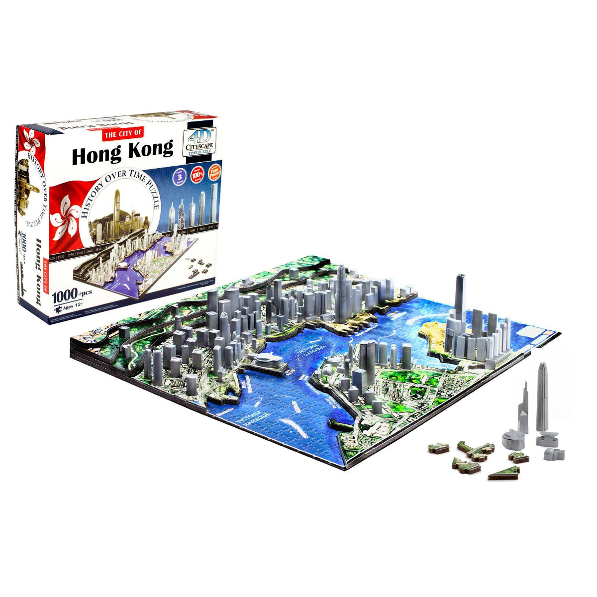 Hong Kong Time Puzzle Game D7031