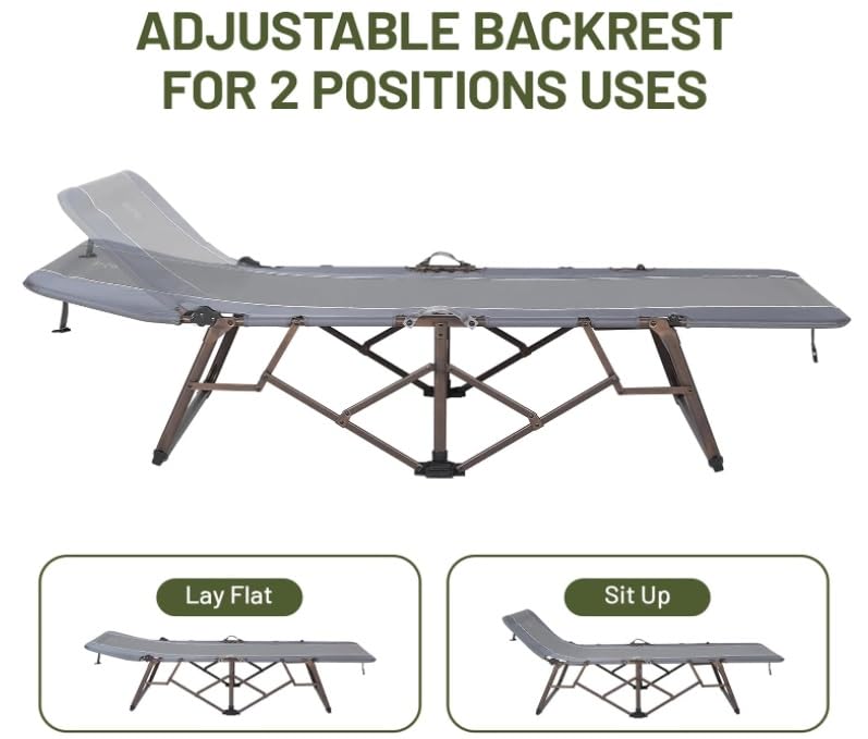Portable XL Folding Camping Cot V4698