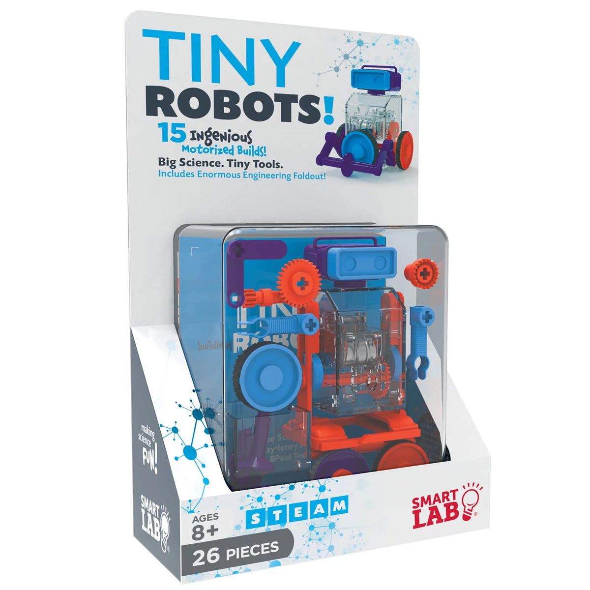 TINY Robots with 15 Motorized Builds C76874