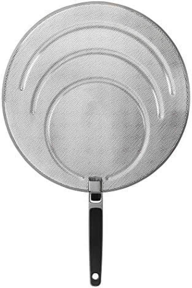 Stainless Steel Splatter Screen with Folding Handle I379400