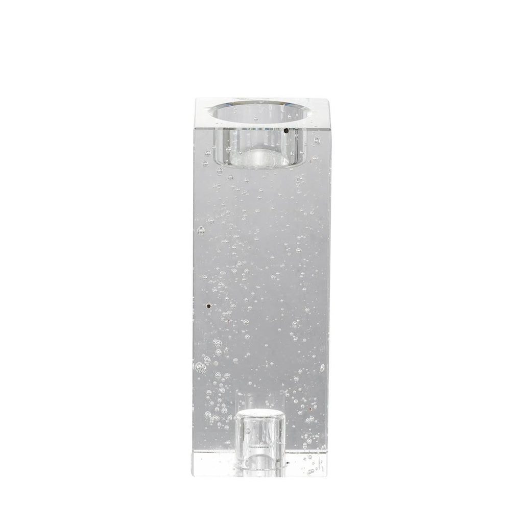 Clear 6-Inch Glass Candle Holder V8274