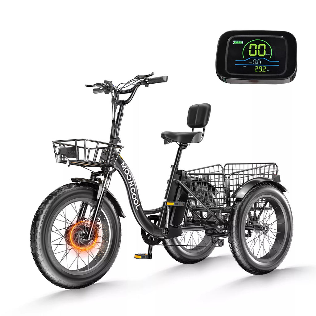 20 x4in Fat Tire Electric Tricycle 500W E-bike K11011