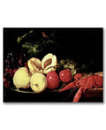 Still Life of Fruit with A Lobster Canvas Art R24490