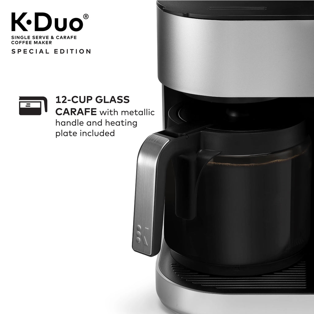 Silver Single Serve & Carafe Coffee Maker V81168