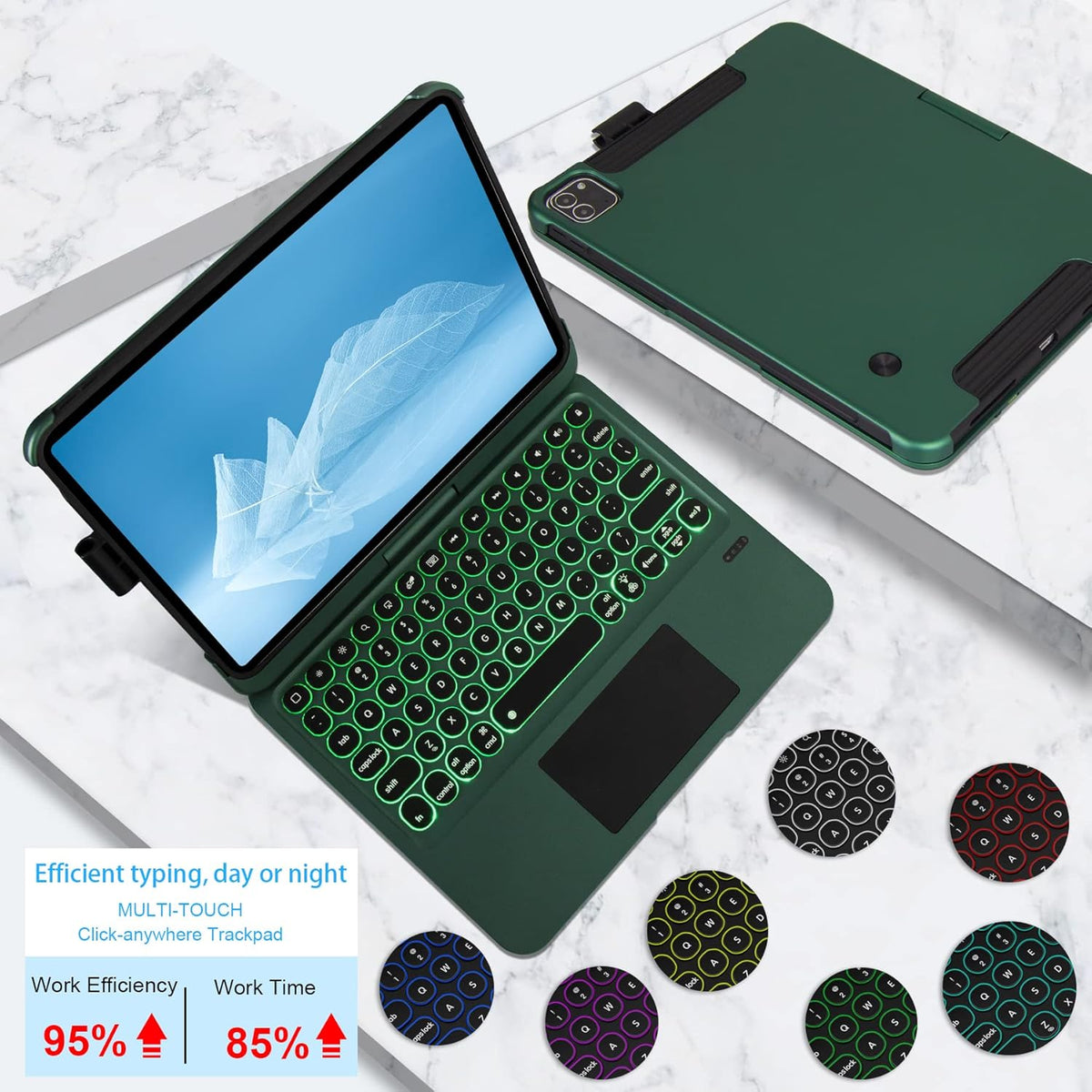 iPad Keyboard Case with Touchpad K7341