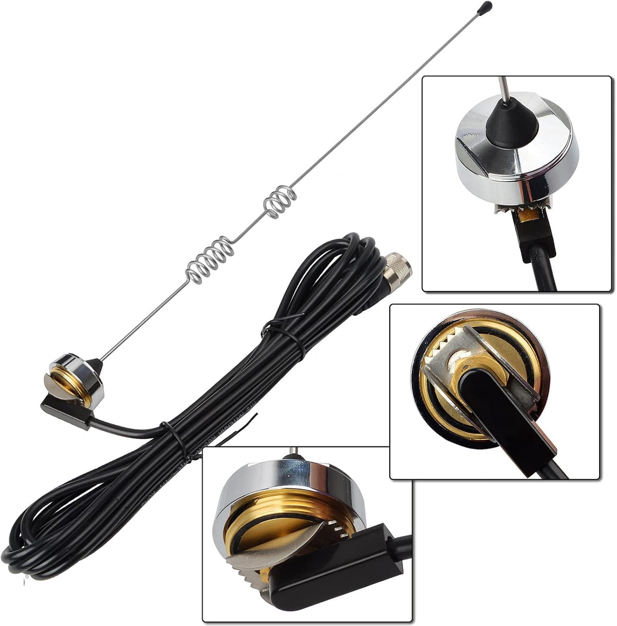 Dual-Band NMO Antenna VHF 144Mhz UHF 430MHz with Coax Cable S361180