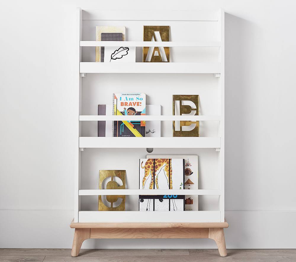 White Natural Bookrack O288