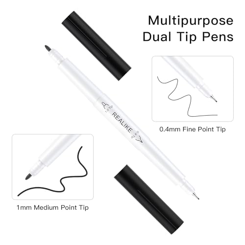 Black Pens Set of 7 Pack Q865