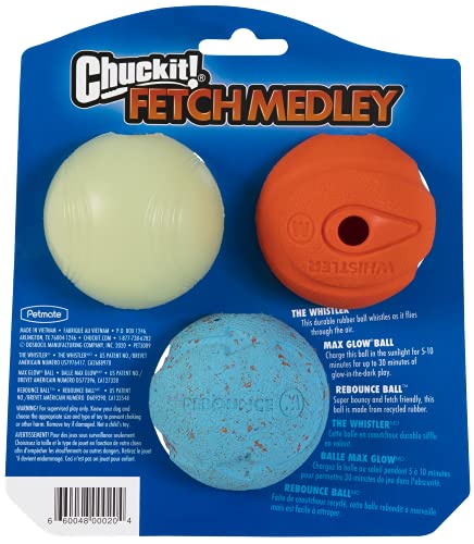 Medium (2.5 Inch) Pack of 3 Dog Ball Dog Toys M954811