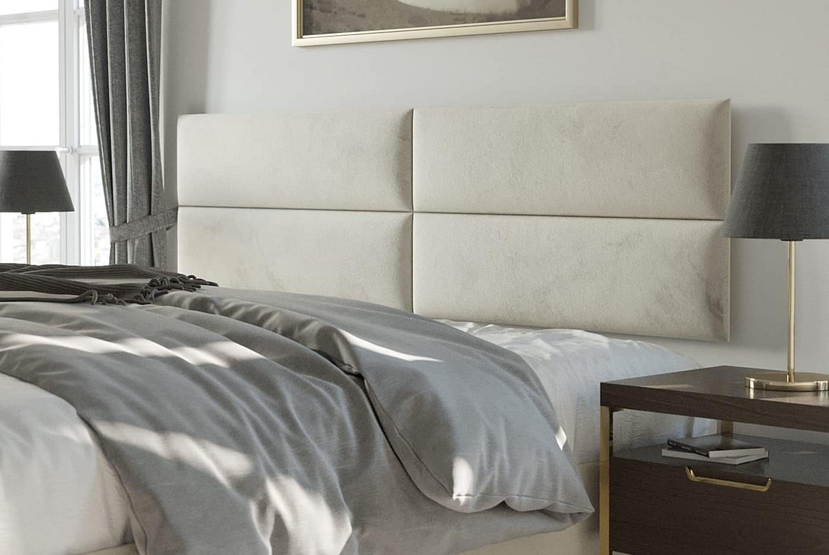 Velvet Ivory King Set Of 4 Panels S45253