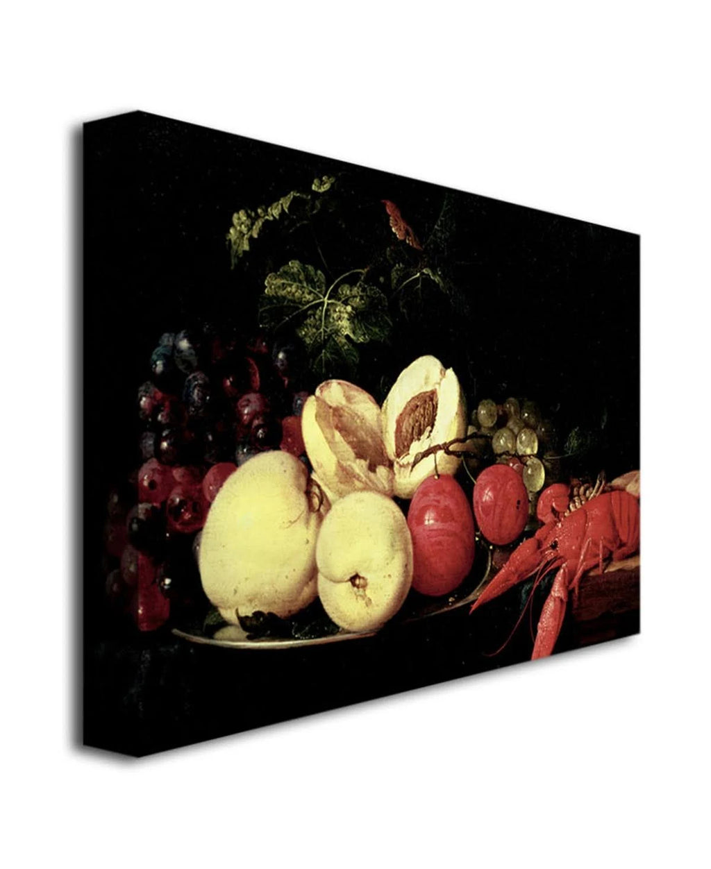 Still Life of Fruit with A Lobster Canvas Art R24490