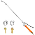 All Metal Replacement Sprayer Wand with Shut off Valve & 2 Hose Clamps K15886