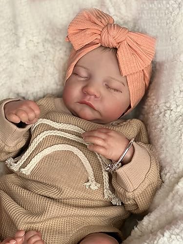 18 inch Lifelike Reborn Silicone Vinyl Sleeping Baby Doll D303