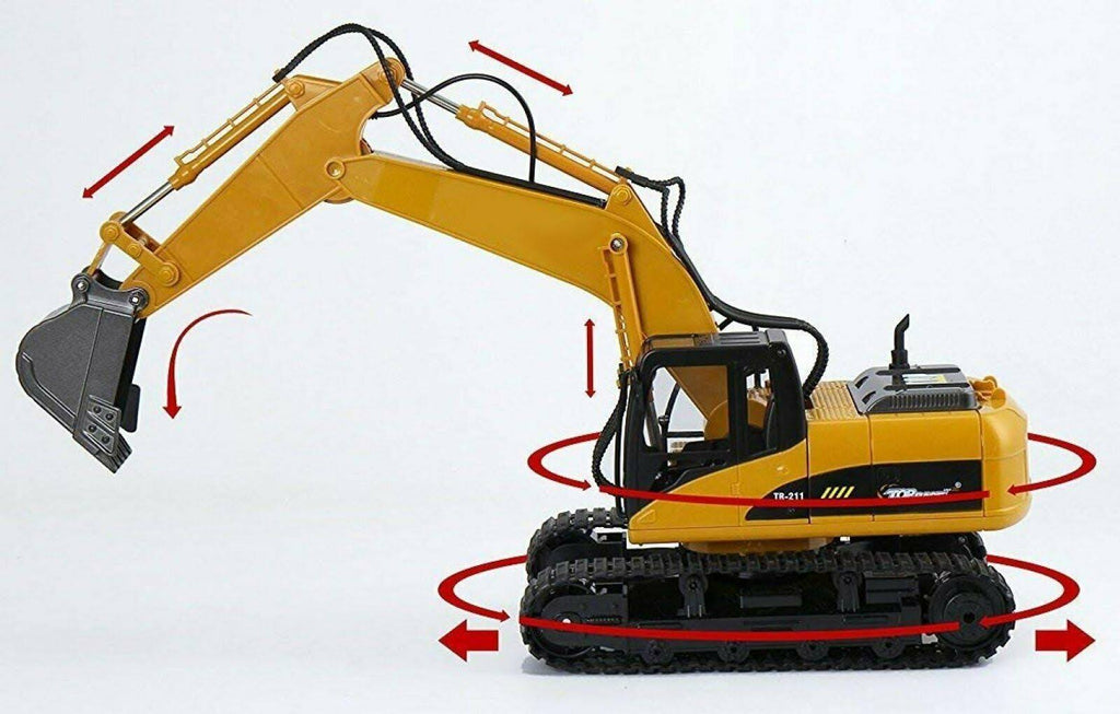 Metal Construction Toys RC Excavator I916