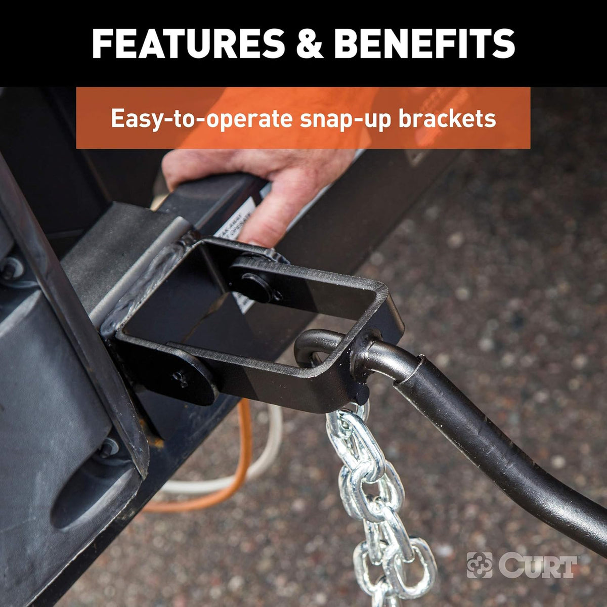 Round Bar Weight Distribution Hitch with 2-Inch Shank Q706