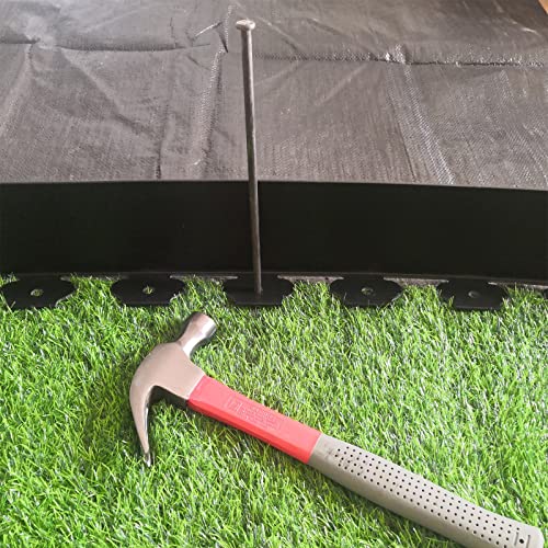 20FT Plastic No Dig Garden Edging with 25 Stakes O921876