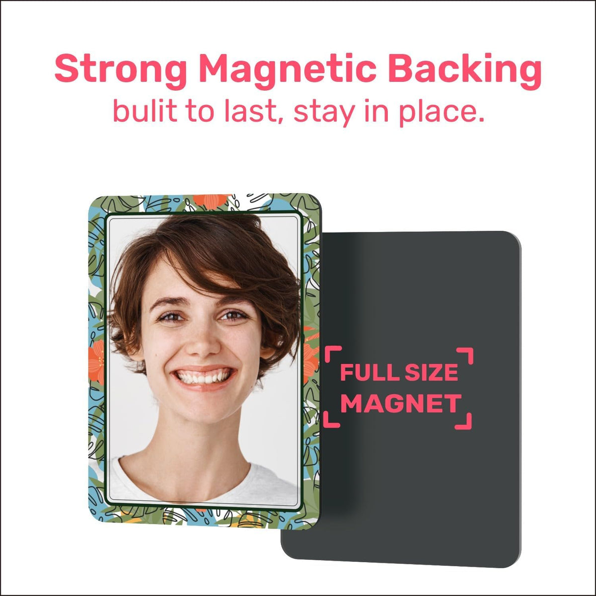 Magnetic Mirrors for Locker, 5 inch x 7 inch, 2 Pack P702