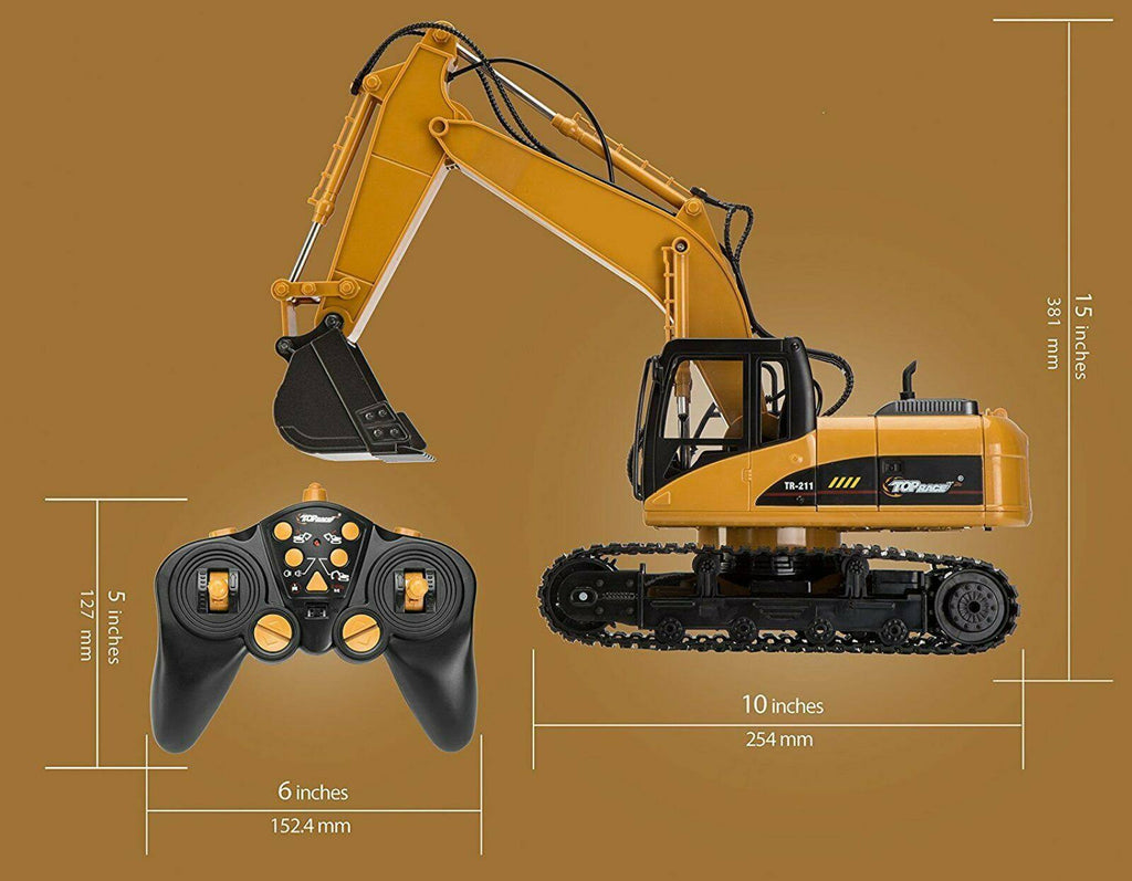 Metal Construction Toys RC Excavator I916