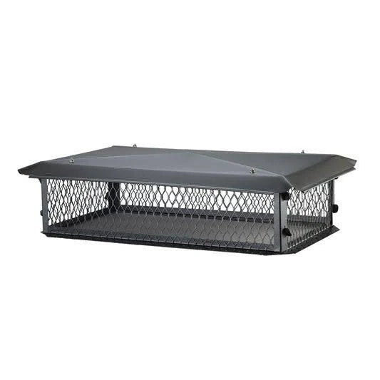 Black 17x17 Multi-Flue Chimney Cap L396