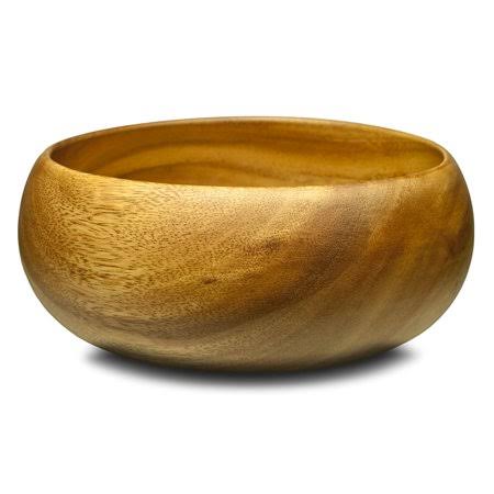 12-Inch Acacia Wood Round Serving Bowl S97146