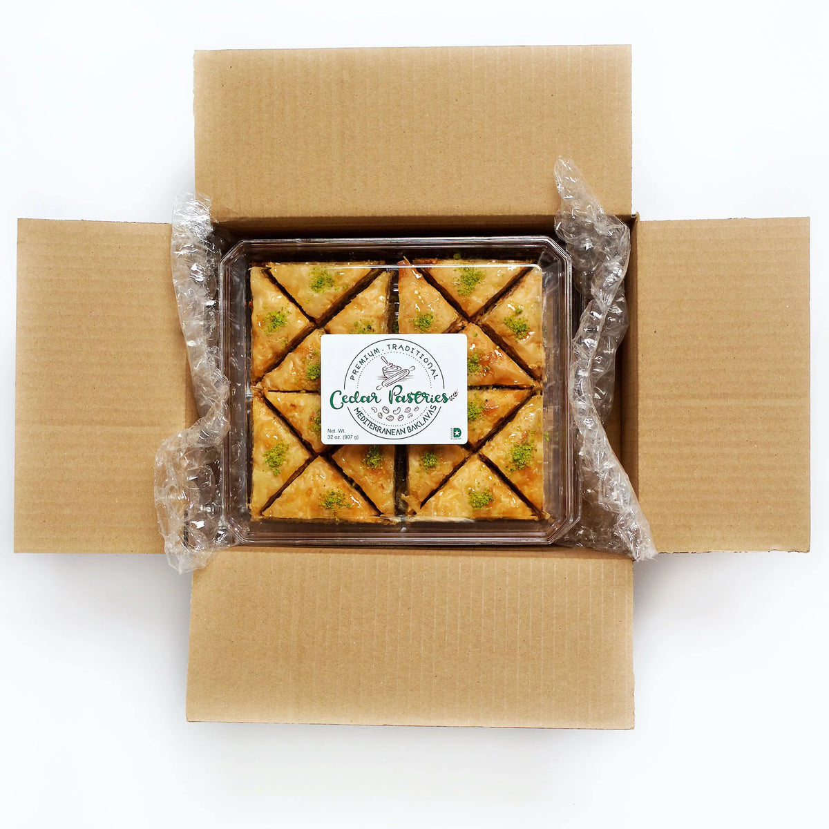 16pc Traditional Triangle Baklavas H274