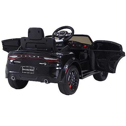 Orange 12V Electric Ride On Car with Remote Control T4662