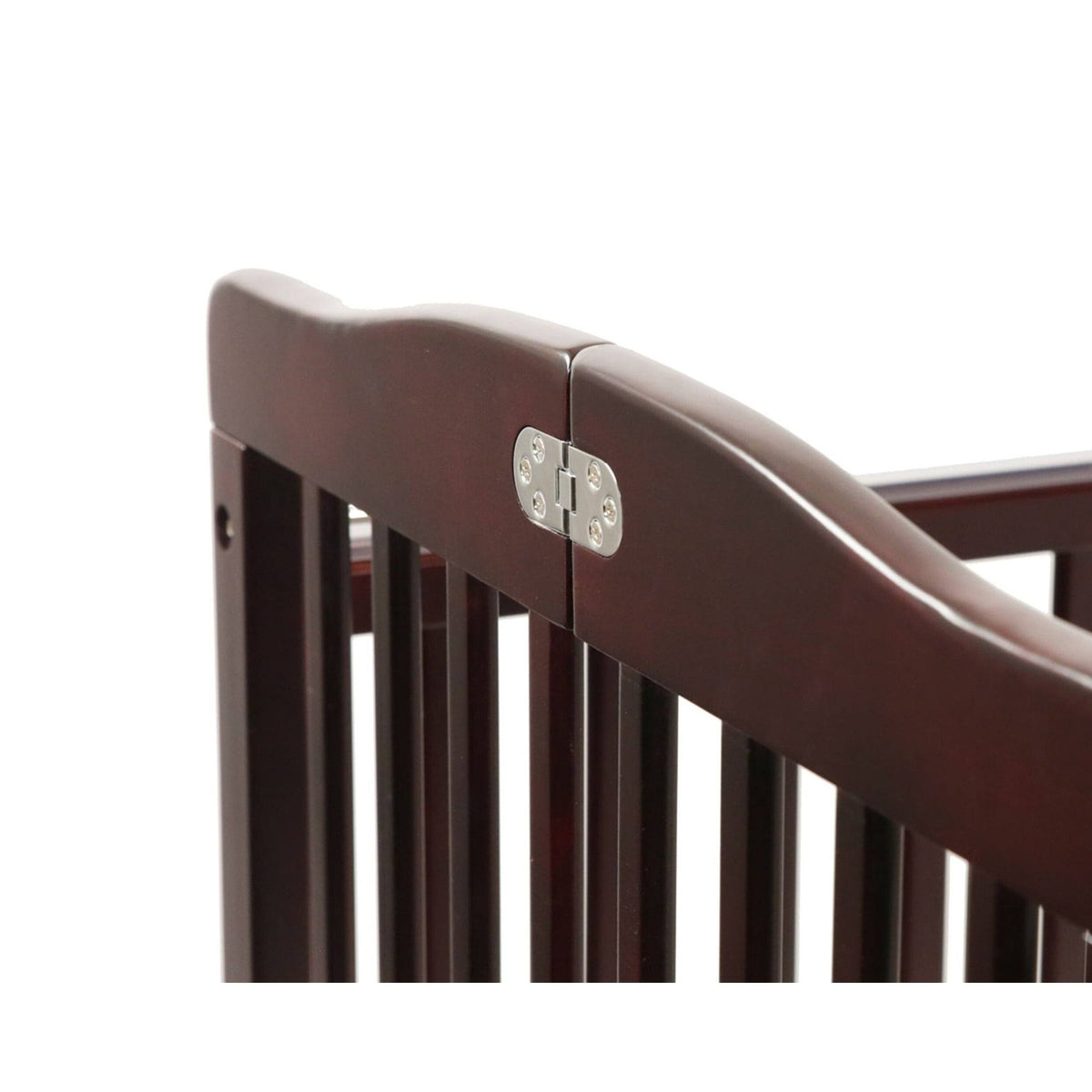 Foldable Wooden Crib with Caster O124