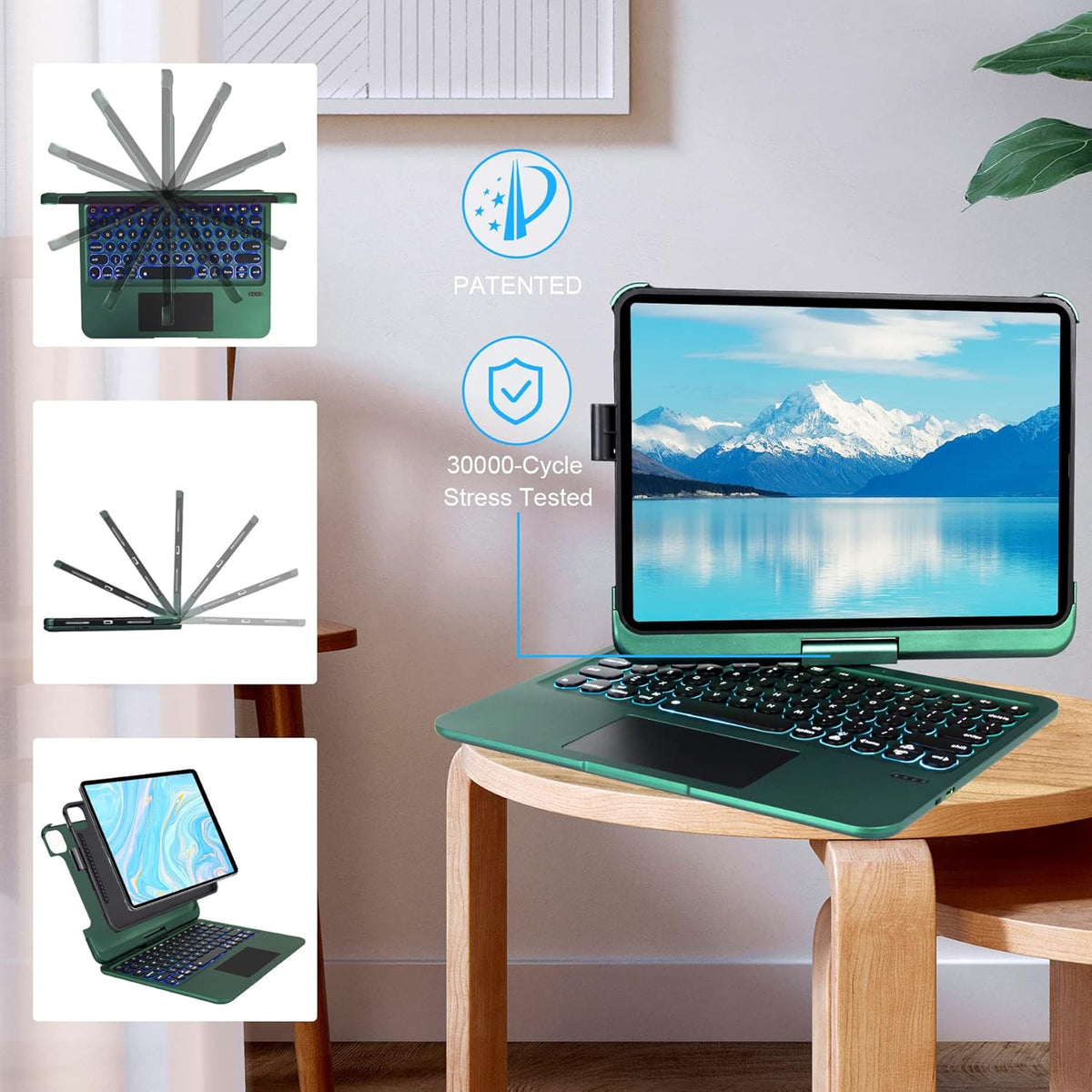 iPad Keyboard Case with Touchpad K7341