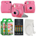 Pink Camera with Batteries Case and 40 Films Kit Z8320