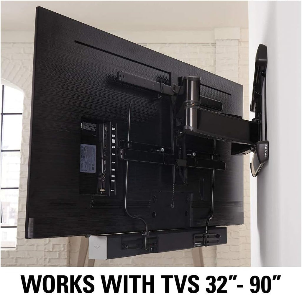 Soundbar Mount Bracket, Height & Depth Adjust, Supports Sound Bars Up To 20 lbs, Pack of 2 B962220