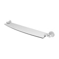 24 inch Glass Shelf Matte White O62825
