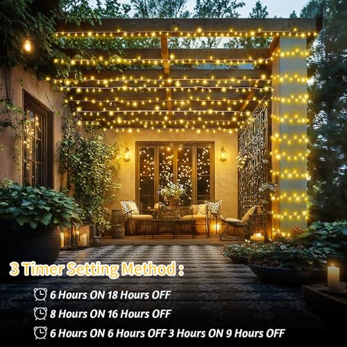 1000 LED Waterproof 8 Modes Fairy Lights N906