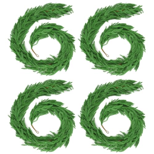 6 Ft 2 Pcs Artificial Norfolk Pine Garland Y15534