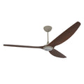 84 Ceiling Fan with Cocoa Aluminum Blades and Satin Nickel Finish A26657