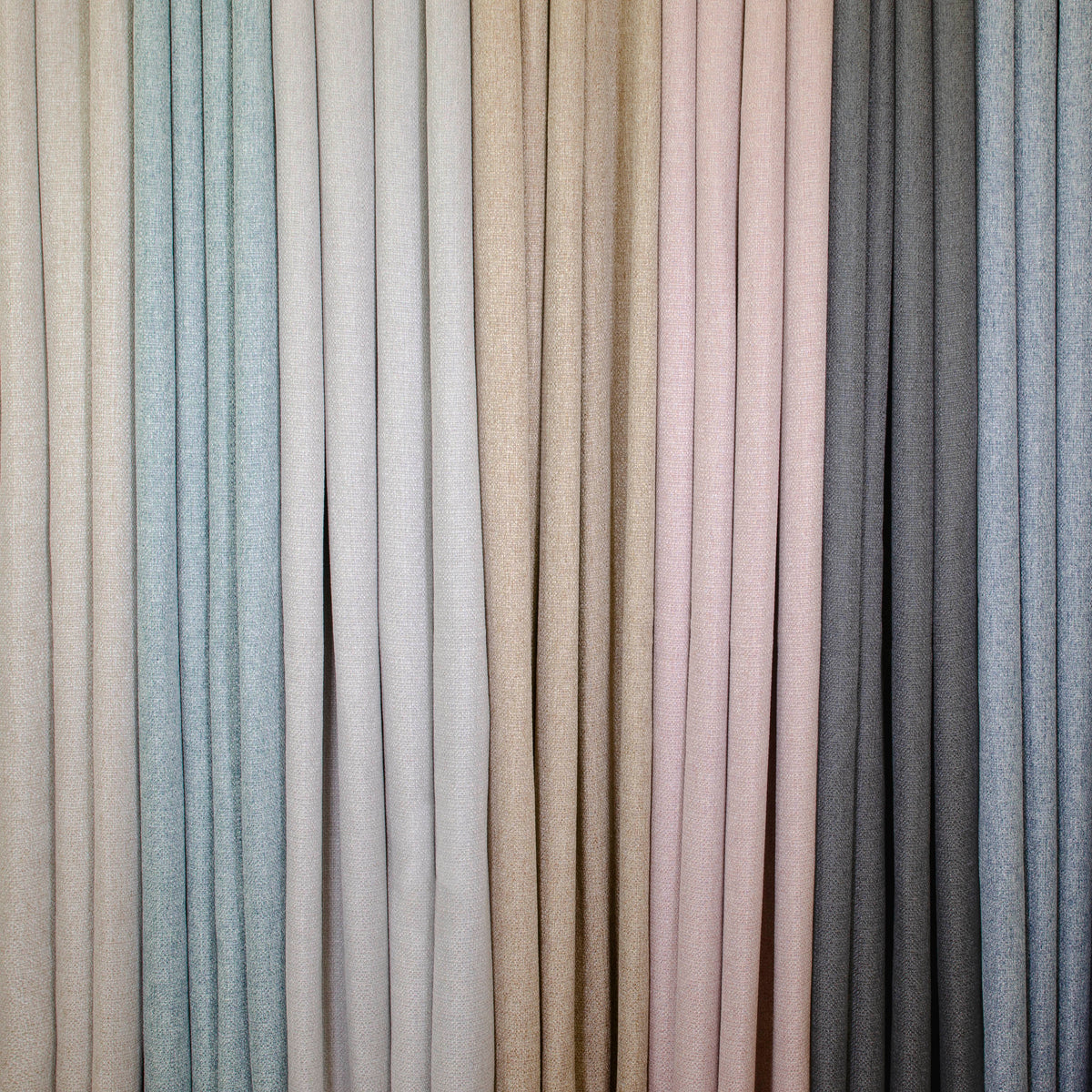 Denim Blue 100% Blackout Grommet Top Curtain Panel 40x84 W114