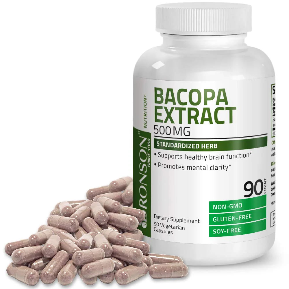 Bacopa Monnieri Extract 500 mg 90 Vegetarian Capsules O120787