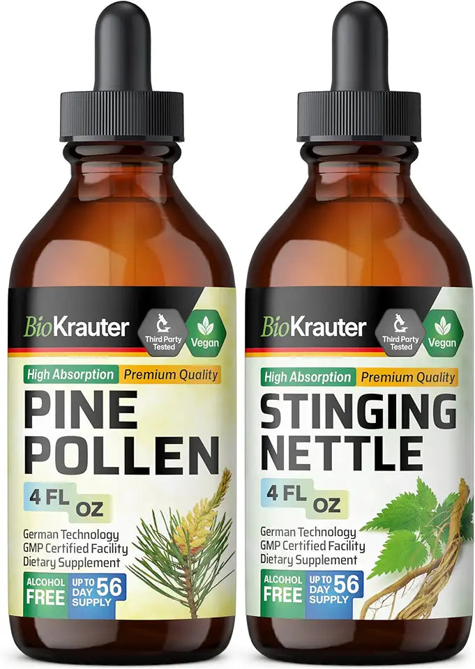 Pine Pollen and Stinging Nettle Tincture 4 Fl. Oz. S294