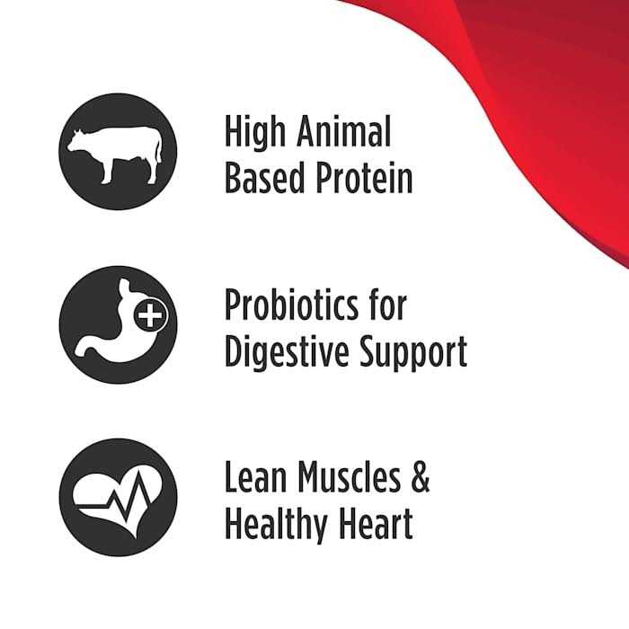 High-Protein Beef Adult Dry Dog Food X18540
