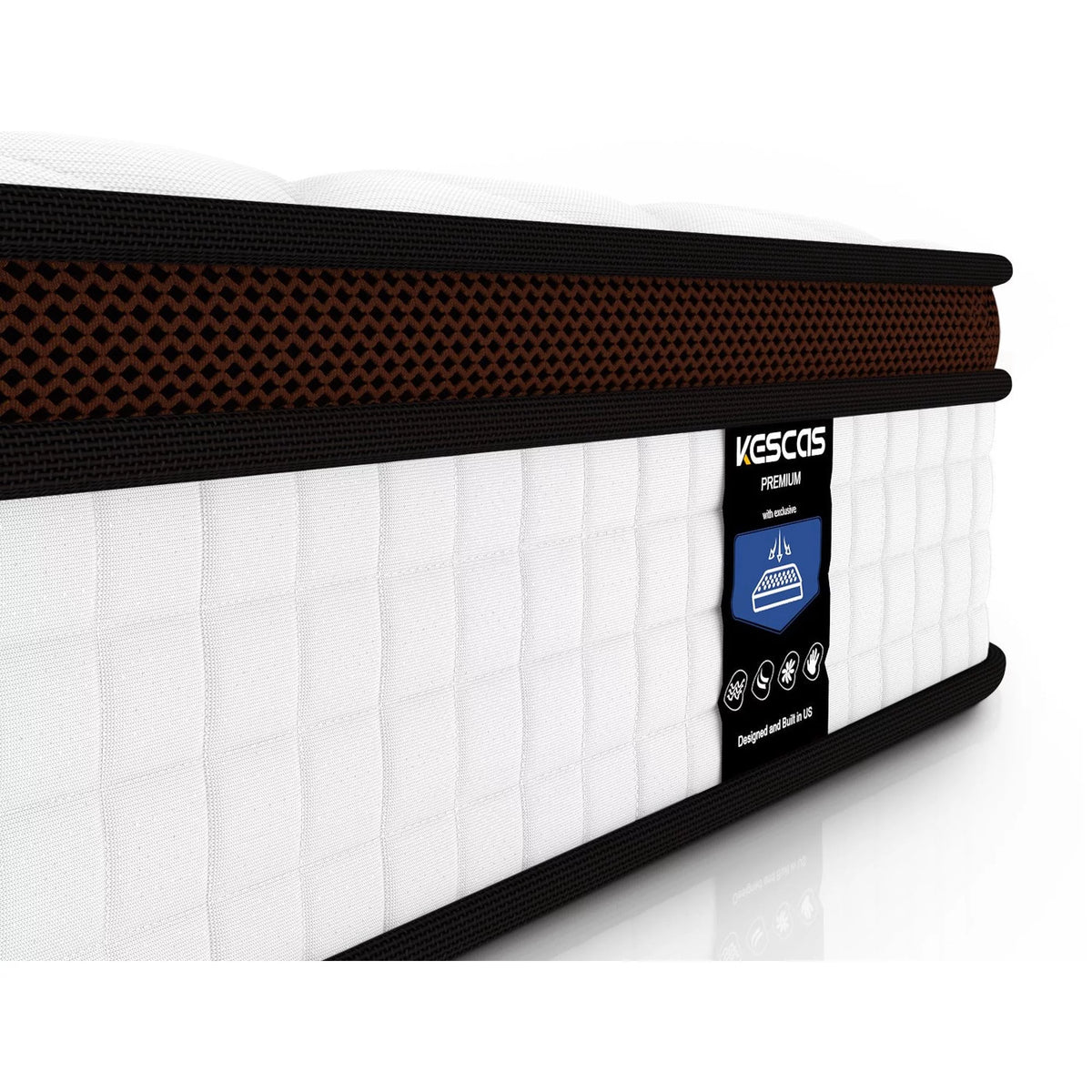 10 Inch Memory Foam Hybrid Full Mattress B331786