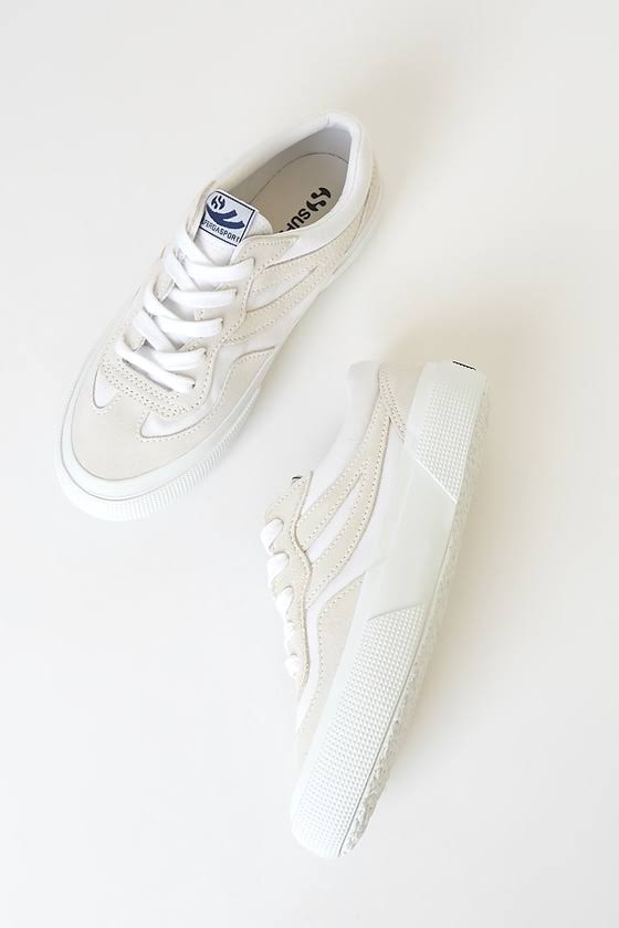 White Multi Colorblock Sneakers X97018