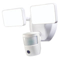 White Security Light with Video Camera B401