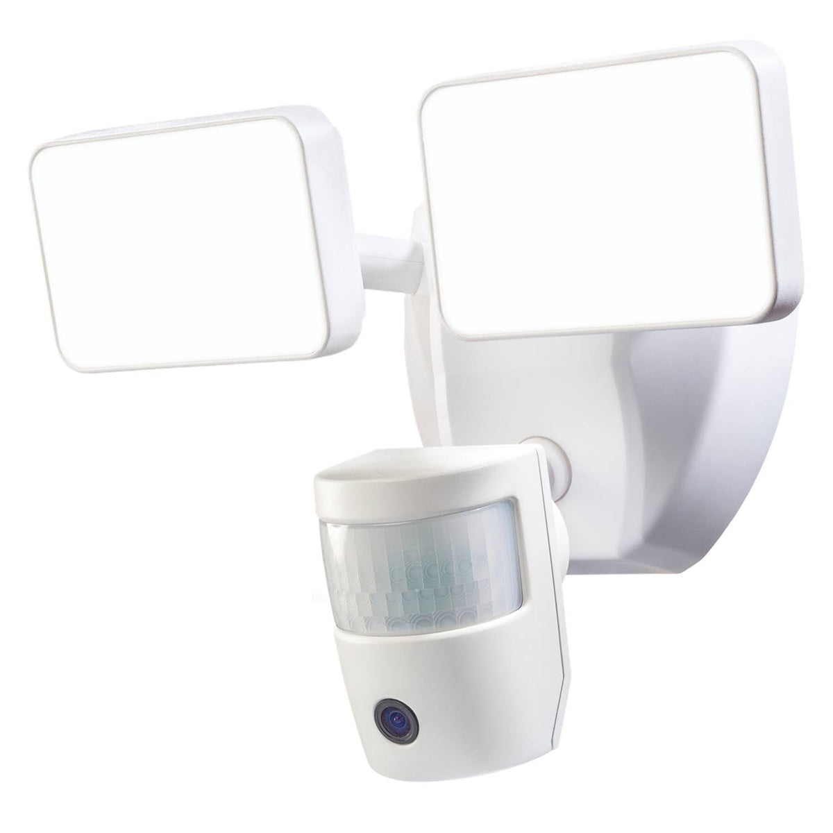 White Security Light with Video Camera B401